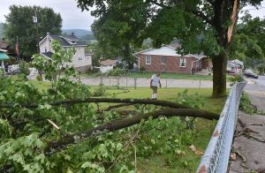 Sunday storms wreaked havoc in Sabraton area